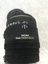 SIGMA 70mm 1:2.8 DG MACRO レンズ　動作未確認　中古現状品（60s）_画像7