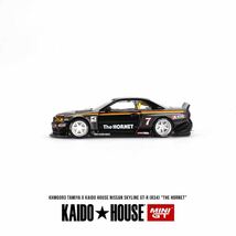 1/64 MINI GT TAMIYA x KAIDO HOUSE タミヤ　街道ハウス　Nissan skyline 日産　スカイライン GT-R R34 ホーネット　黒_画像3