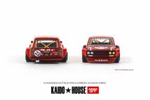 1/64 Kaido House MINIGT 街道ハウス　Datsun 510 WAGON CARBON FIBER V2 ダットサン　ワゴン　赤_画像2