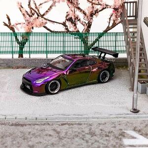 1/64 SOLO NISSAN ROCKET BUNNY GTR R35 日産　ロケバニ　クロームカラー