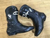 alpinestars SMX PLUS 牛革製レーシングレザーブーツ 表記EU39/JP25.5 普段履き25.5㎝_画像8