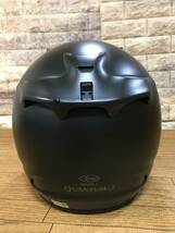 ARAI QUANTUM-J メタリックブラック フラットカラー 59-60ｃｍ Lサイズ_画像4