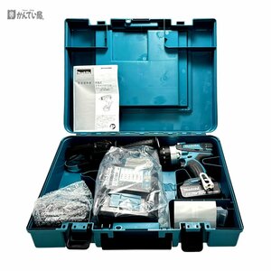 未使用 MAKITA マキタ 充電式ドライバドリル DF-458DRG バッテリー2個 充電器 電動工具 DIY ケース付き