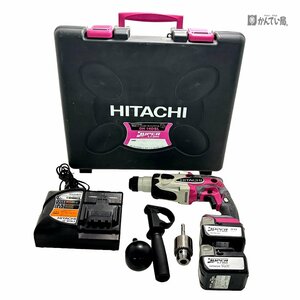 HITACHI 日立 コードレスロータリハンマードリル DH14DSL ケース付き バッテリー BSL1430 14.4V 2個 充電器UC18YSL2