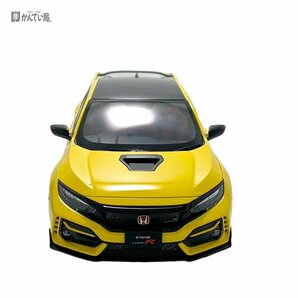 AUTOart 1/18 HONDA CIVIC ホンダ シビック タイプR（FK8）リミテッド エディション サンライトイエローⅡ ミニカー 模型 コレクション 車の画像3