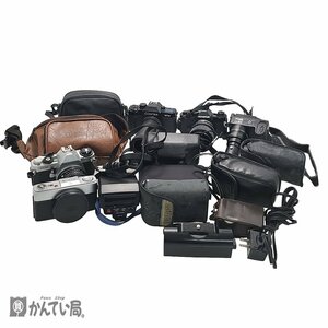 1円～ ジャンク品 カメラ 双眼鏡 まとめ CONTAX OLYMPUS PENTAX Konica YAMATAR EIKOW 機械カメラ 動作未確認 現状販売品