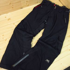 ◎HELLY HANSEN ヘリーハンセン◆スノボパンツ スノーボード カーゴ ベンチレーション 撥水 W調節可能◆レディース 黒 Lサイズ◆S572