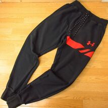 ◎UNDER ARMOUR アンダーアーマー M 上下セット◆ジャージパーカー&スウェットジョガーパンツ◆メンズ グレーx黒◆B3578_画像4