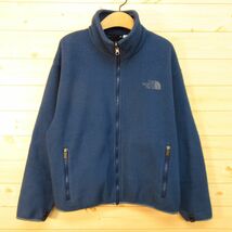 ◎THE NORTH FACE ザノースフェイス◆フリースジャケット ポーラテック トレッキング キャンプ アウトドア 保温性◆メンズ 青 M◆A4303_画像1