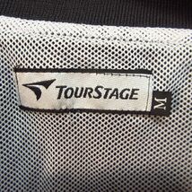 ◎使用少なめ！TOURSTAGE ツアーステージ◆プルオーバージャケット 裏メッシュ 撥水 ゴルフ オールシーズン◆メンズ 黒 Mサイズ◆A4216_画像7