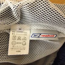 ◎使用少なめ！M 2本セット！Reebok リーボック◆ナイロンパンツ 裏メッシュ トレーニングウェア◆メンズ 黒x紺 まとめ売り◆C1271_画像10