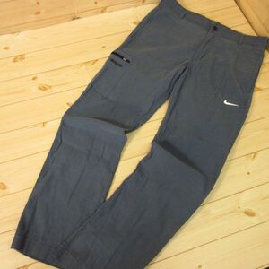 ◎使用少なめ！NIKE GOLF ナイキゴルフ◆テーパードパンツ カーゴ ストレッチ DRI-FIT◆メンズ グレーMサイズ◆P4432