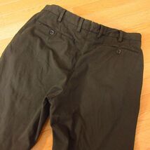 ◎使用少なめ！INCOTEX インコテックス 3PLY CHINO◆コットンパンツ スラックス チノパン◆メンズ チャコール サイズ48◆P3654_画像4