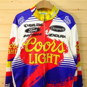 ◎使用少なめ！PEARL IZUMI パールイズミ◆サイクリングジャージ ジャケット シャツ 裏起毛 秋冬 自転車◆メンズ 赤 XLサイズ◆A4370の画像3