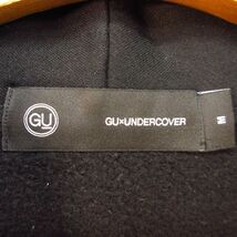 ◎使用少なめ！GU UNDERCOVER ジーユー アンダーカバー コラボ◆グラフィックパーカー フーディー プルオーバー◆レディース 黒 M◆A4327_画像7