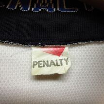 ◎希少 90s！PENALTY ペナルティ◆ジャージ トラックジャケット サッカー レトロ ヴィンテージ◆メンズ 白×青 XLサイズ◆KA4490_画像7