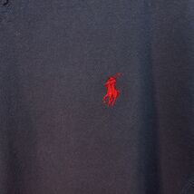 ◎美品！POLO RALPH LAUREN ポロ ラルフローレン◆スウェット トレーナー クルーネック 定番 古着◆メンズ 紺 Lサイズ◆KA4465_画像5