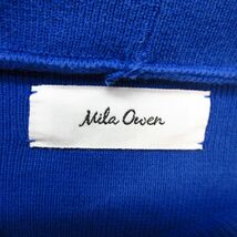 ◎Mila Owen ミラオーウェン 09WNT191131◆ニット フーディー パーカー プルオーバー 上品◆レディース 青 9号サイズ◆A4431_画像7