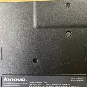 Lenovo  ThinkPad  Basic Dock  40A0  ドッキングステーション  鍵無しタイプ （5）の画像3
