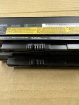 lenovo 　Rechargeable Li-ion Battery 　45N1022 , 45N1023 　11.1V , 5.6Ah , 63Wh 44+　　2個セット_画像3