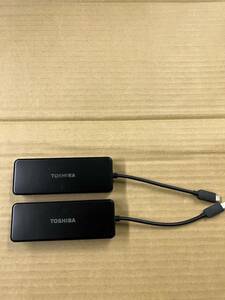TOSHIBA 　USB-C to HDHI/VGA 　Travel Adapter 　PA5272U-1PRP 　ポート拡張アダプター　２個セット (1)