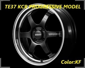 【納期要確認】TE37 KCR PROGRESSIVE MODEL SIZE:5J-15 +45(F1) PCD:100-4H Color:KF ホイール4本セット