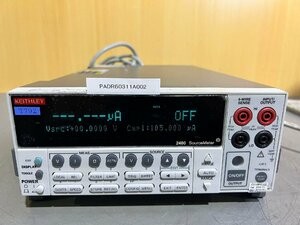 中古KEITHLEY 2400 SOURCEMETER 通電OK(PADR60311A002)