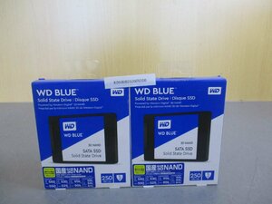 新古 WD 内蔵SSD 2.5インチ / 250GB / WD Blue 3D WDS250G2B0A 2個 (EBNR60109B026)