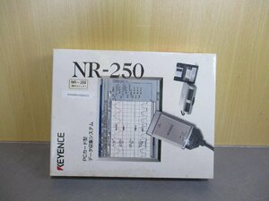 新古 KEYENCE NR-250 温度データ収集システム (EBNR60109B021)
