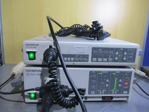 中古 OLYMPUS EVIS VIDEO SYSTEM CENTER CV-200/CLV-U20D EVIS ユニバーサル 光源装置 通電OK ＜送料別＞ (PAER60202C003)