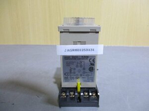 中古 OMRON TEMPERATURE CONTROLLER E5C2-R20K 電子温度調節器 (JAGR60125B131)