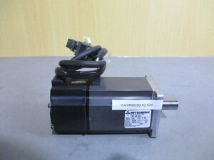 中古 MITSUBISHI AC SERVO MOTOR HC-MFS43 400W AC サーボモータ (KAVR60301C102)