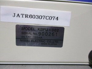 中古NISSEI FEEDBACK CONTROLLER UNIT KBFU-002 DC12V 120mA(JATR60307C074)
