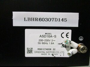 中古OrientalMotor ステッピング用ドライバー ASD16A-S(LBHR60307D145)