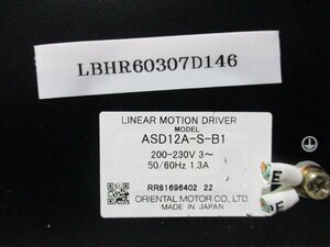 中古ORIENTAL MOTOR αSTEP用ドライバ ASD12A-S-B1(LBHR60307D146)