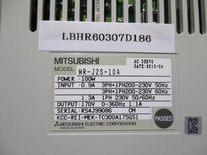 中古MITSUBISHI AC SERVO MR-J2S-10A サーボアンプ 100W(LBHR60307D186)