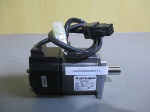 中古 MITSUBISHI AC SERVO MOTOR HC-MFS23 200W AC サーボモータ (KAVR60305B117)