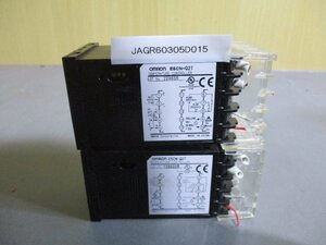 中古 OMRON TEMPERATURE CONTROLLER E5CN-Q2T デジタル調節計 2個 (JAGR60305D015)