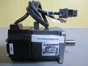 中古 MITSUBISHI AC SERVO MOTOR HC-MFS23 200W AC サーボモータ (KAVR60305B076)