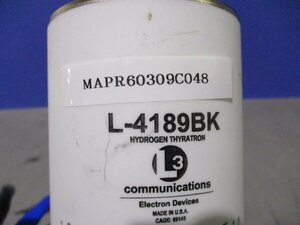 中古 HYDROGEN THYRATRON L-4189BK (MAPR60309C048)