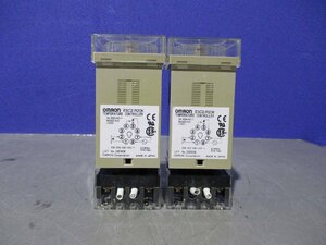 中古 OMRON TEMPERATURE CONTROLLER E5C2-R20K 電子温度調節器 2個 (JAGR60309D026)