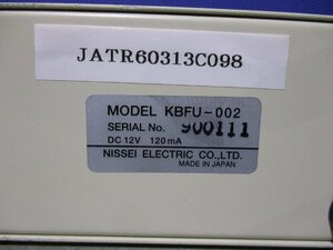 中古NISSEI FEEDBACK CONTROLLER UNIT KBFU-002 DC12V 120mA(JATR60313C098)