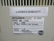 中古 MITSUBISHI AC SERVO MR-J20A 200W (LBHR51209C077)_画像2