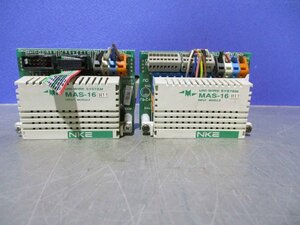 中古 NKE UNI-WIRE SYSTEM INPUT MODULE MAS-16H11*2 (CAQR51209B085)