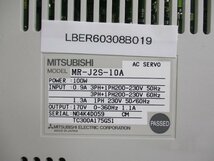 中古MITSUBISHI AC SERVO MR-J2S-10A サーボアンプ 100W(LBER60308B019)_画像2