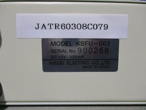 中古NISSEI FEEDBACK CONTROLLER UNIT KBFU-002 DC12V 120mA(JATR60308C079)