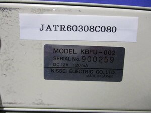 中古NISSEI FEEDBACK CONTROLLER UNIT KBFU-002 DC12V 120mA(JATR60308C080)
