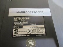 中古 MITSUBISHI INPUT UNIT A1SX41 入力ユニット 2個 (NABR60322C053)_画像2