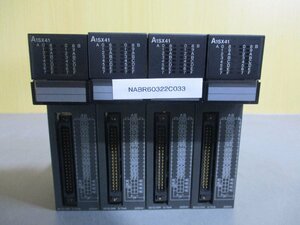 中古 MITSUBISHI INPUT UNIT A1SX41 入力ユニット 4個 (NABR60322C033)