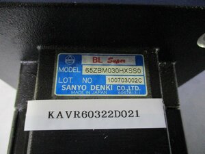 中古 SANYO DENKI 65ZBM030HXSS0 モーター (KAVR60322D021)